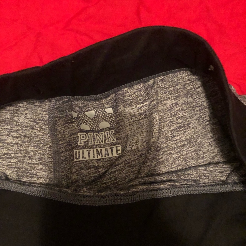 PINK by VS heathered gray workout tights